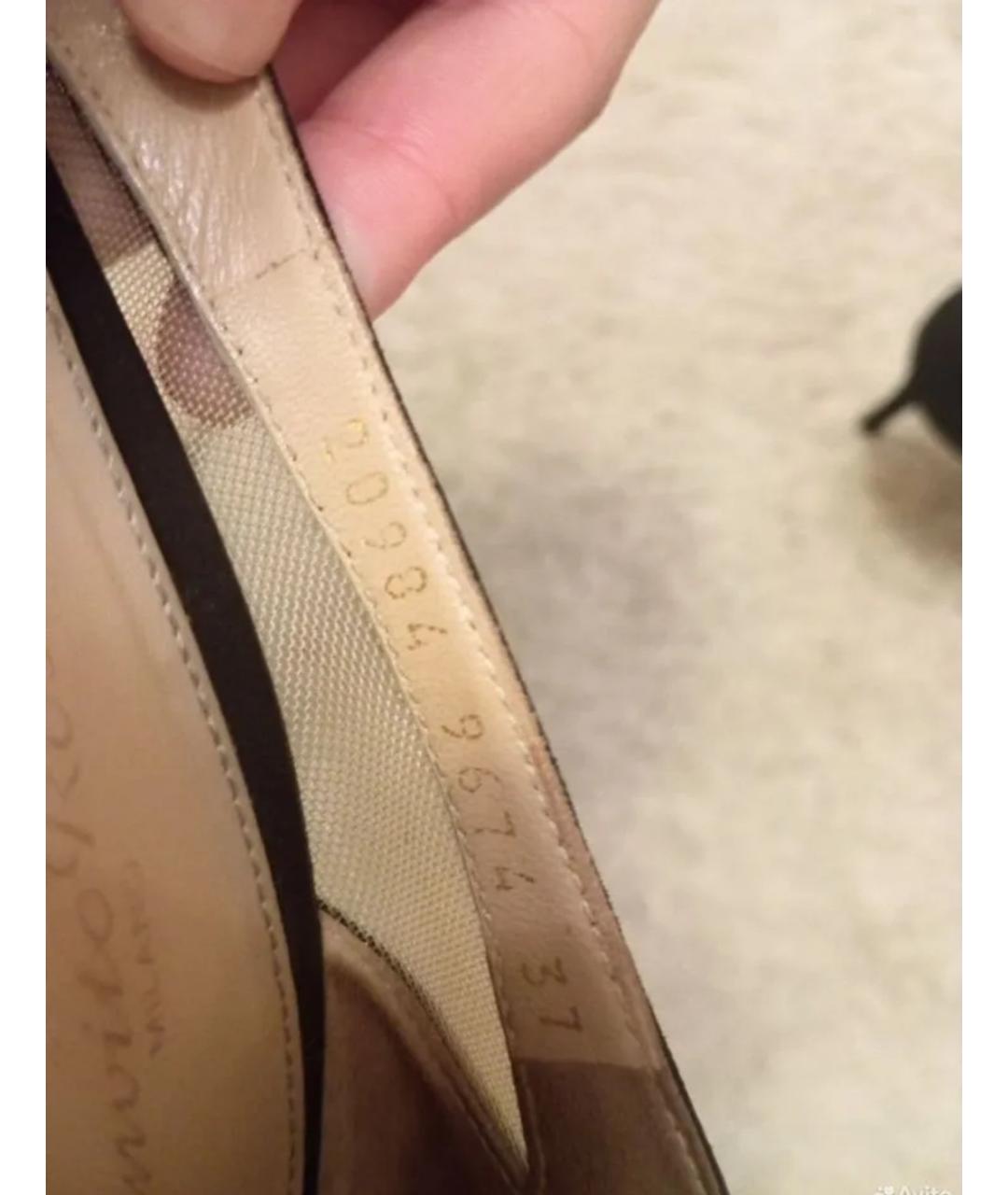 GIANVITO ROSSI Черные замшевые туфли, фото 3