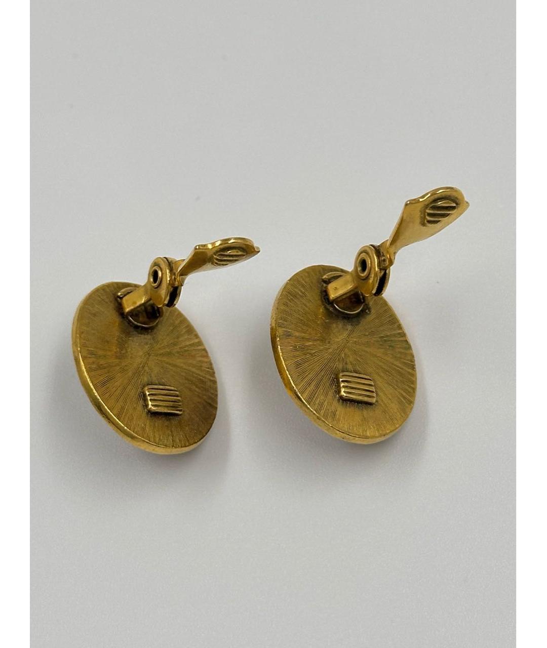 SAINT LAURENT Фиолетовые клипсы, фото 3