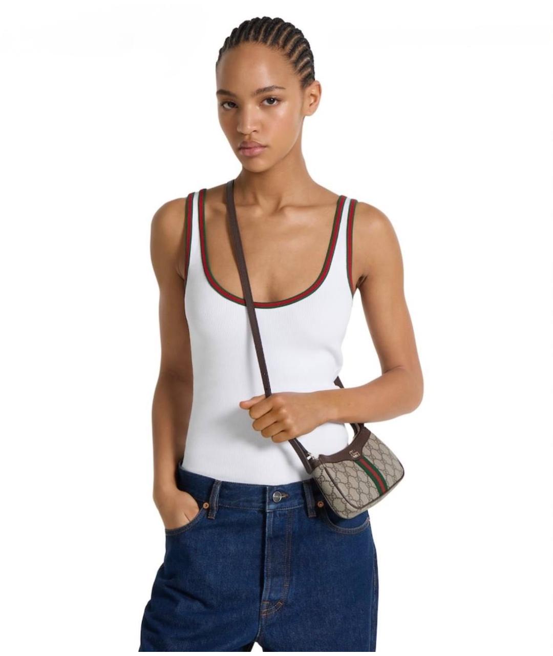 GUCCI Бежевая сумка через плечо, фото 7