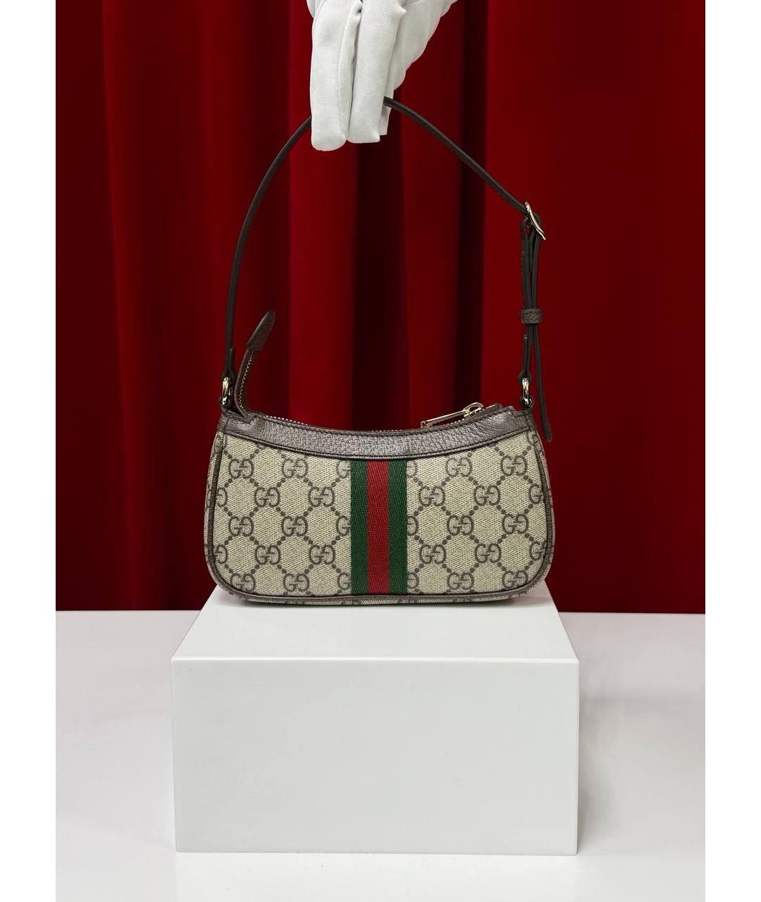 GUCCI Бежевая сумка через плечо, фото 6