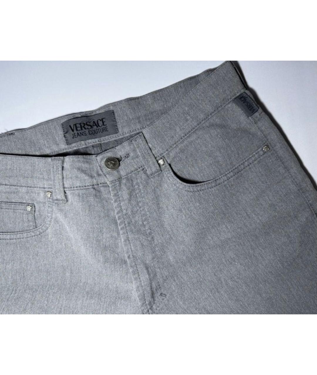 VERSACE JEANS COUTURE Антрацитовые повседневные брюки, фото 2