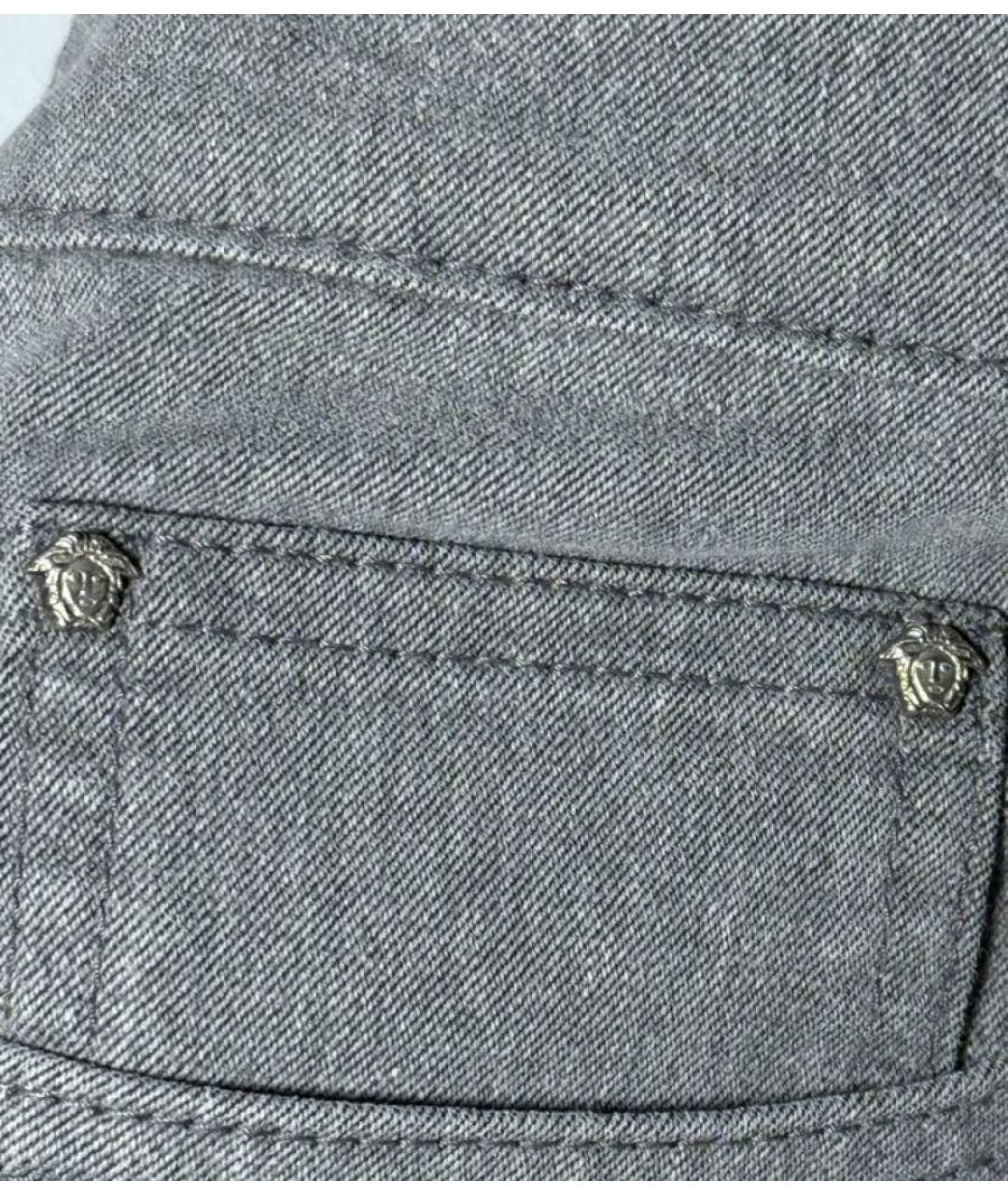 VERSACE JEANS COUTURE Антрацитовые повседневные брюки, фото 5