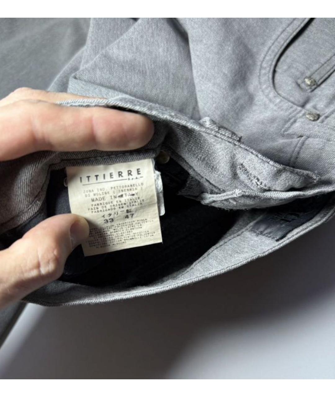 VERSACE JEANS COUTURE Антрацитовые повседневные брюки, фото 8