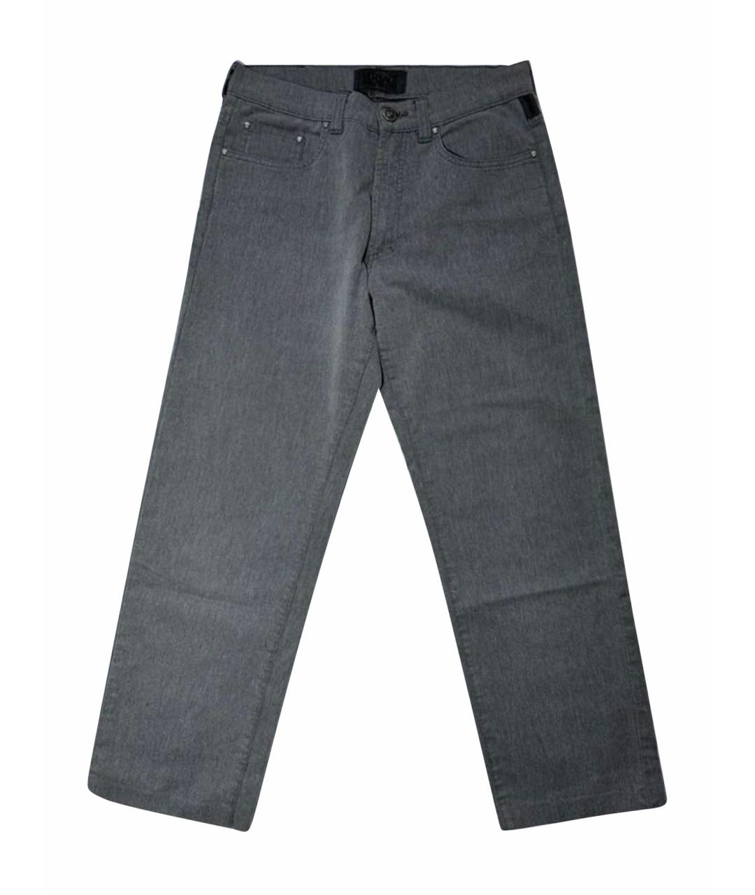 VERSACE JEANS COUTURE Антрацитовые повседневные брюки, фото 1