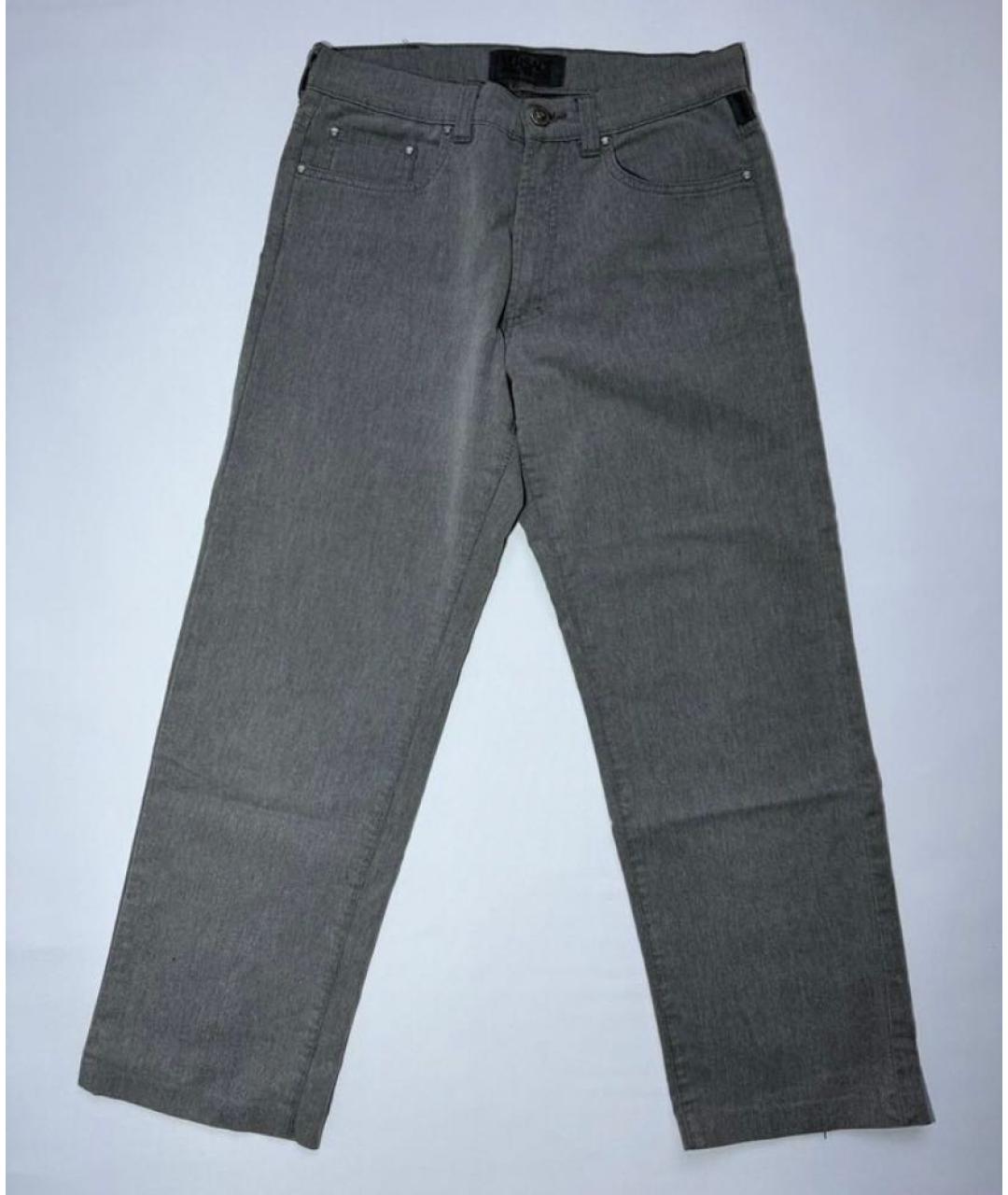 VERSACE JEANS COUTURE Антрацитовые повседневные брюки, фото 9