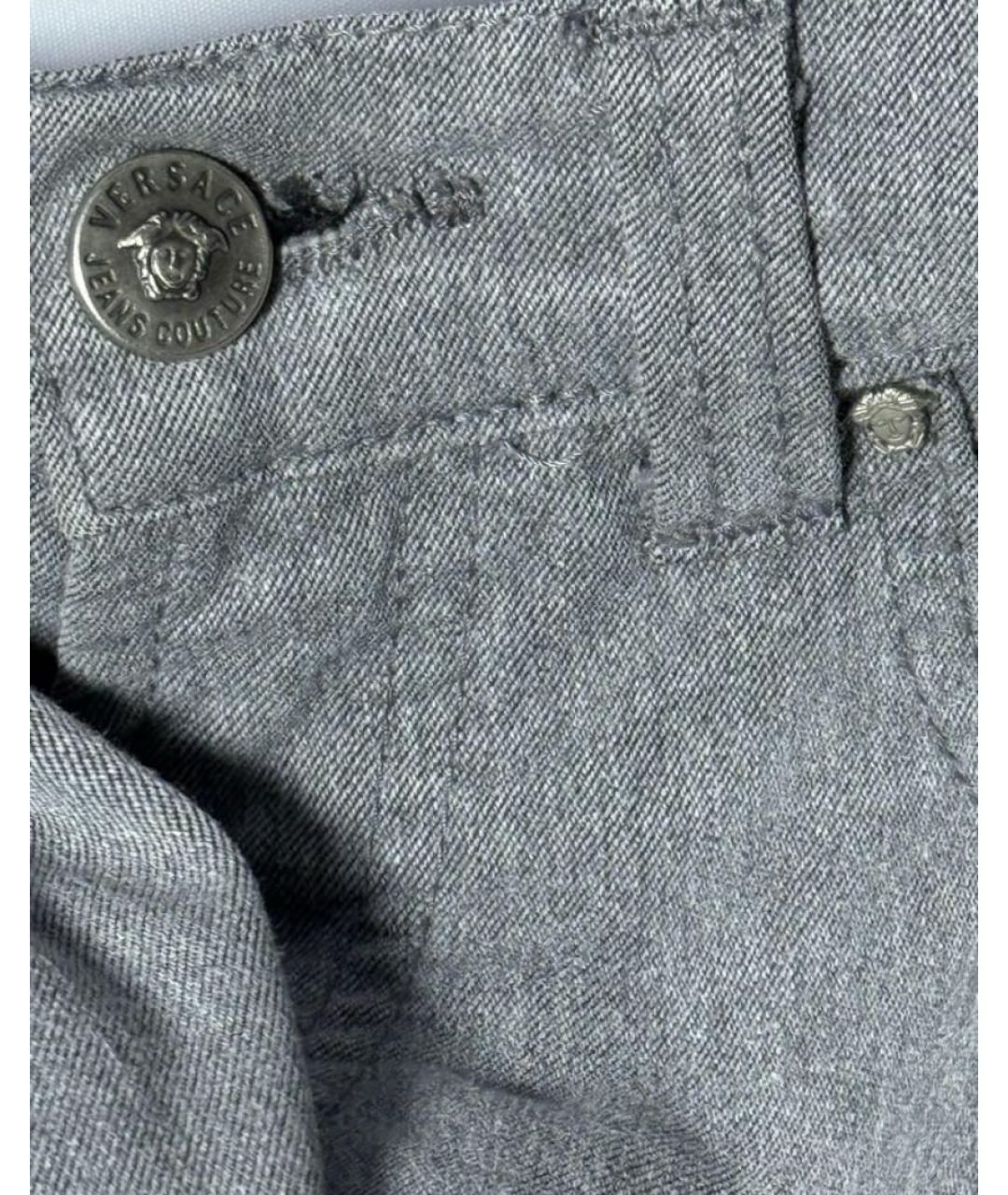 VERSACE JEANS COUTURE Антрацитовые повседневные брюки, фото 6
