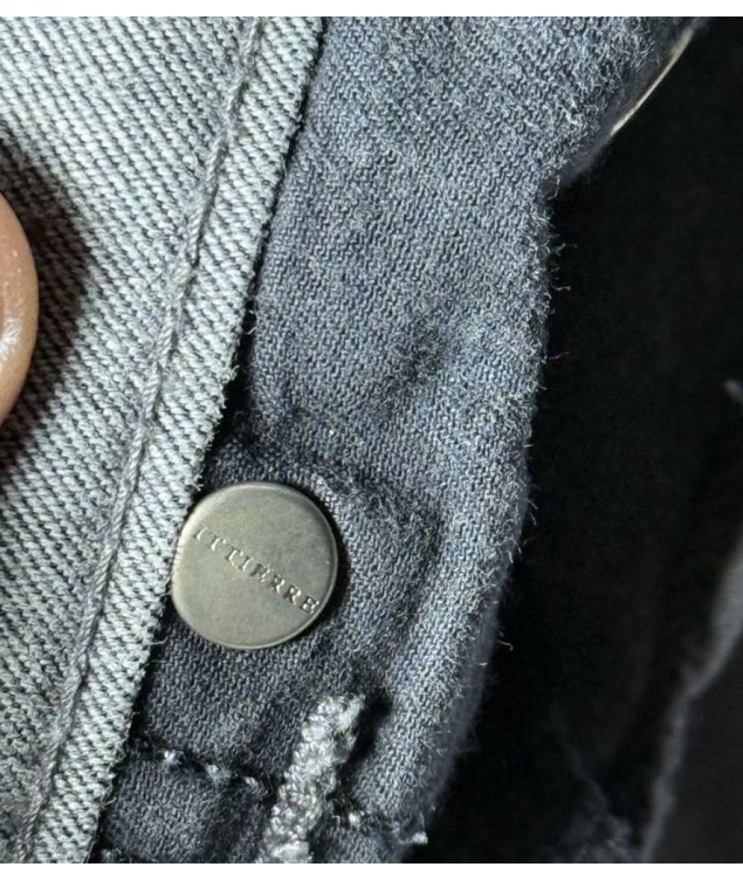 VERSACE JEANS COUTURE Антрацитовые повседневные брюки, фото 7