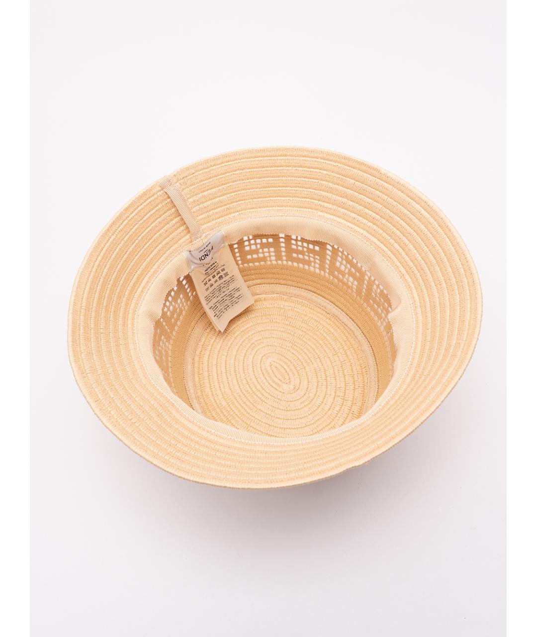 FENDI Бежевая панама, фото 4