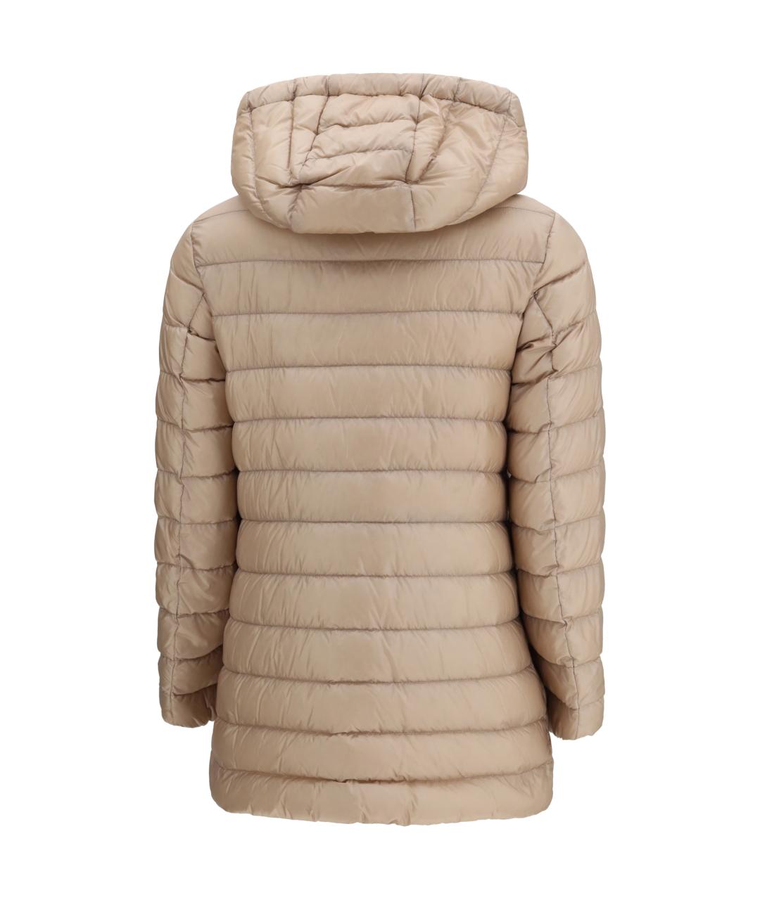 MONCLER Бежевый пуховик, фото 2
