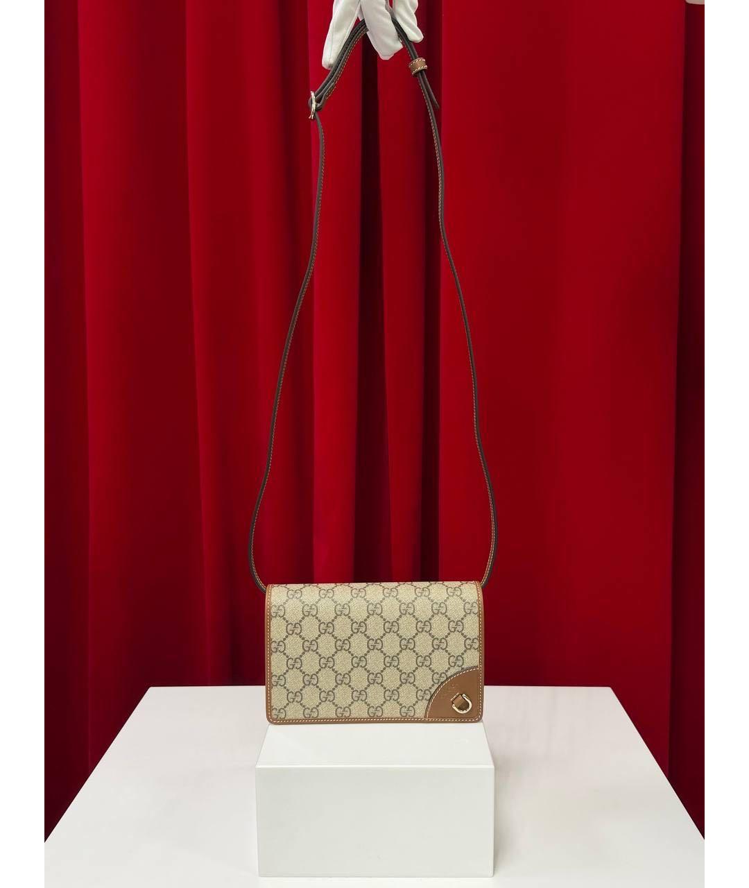 GUCCI Бежевая сумка через плечо, фото 6