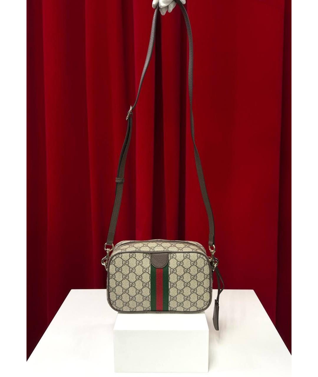 GUCCI Бежевая сумка через плечо, фото 5