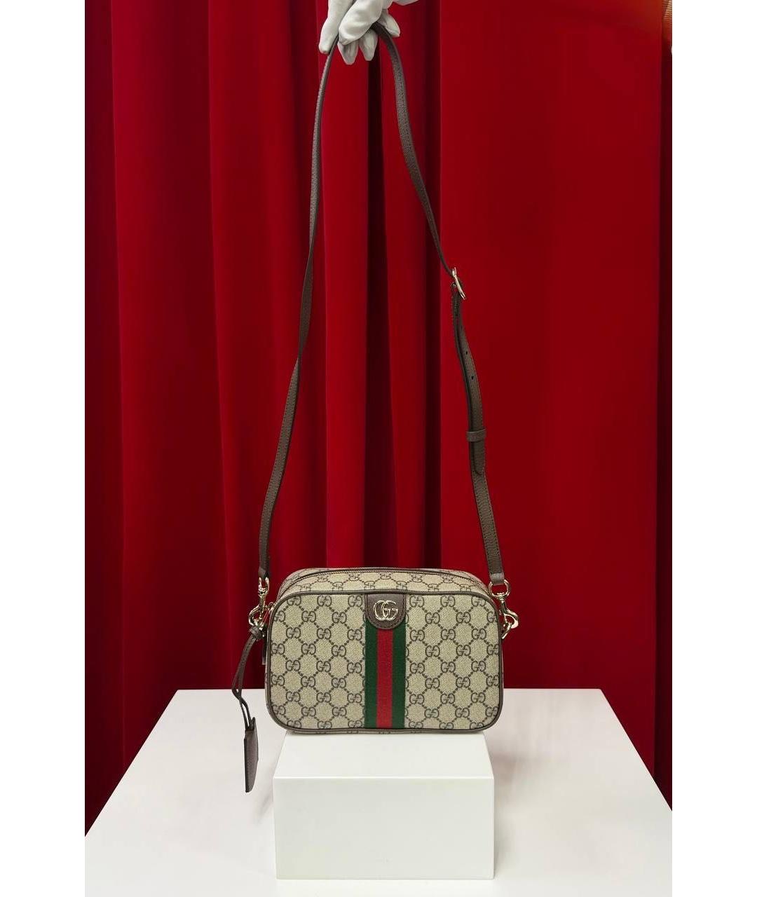 GUCCI Бежевая сумка через плечо, фото 4