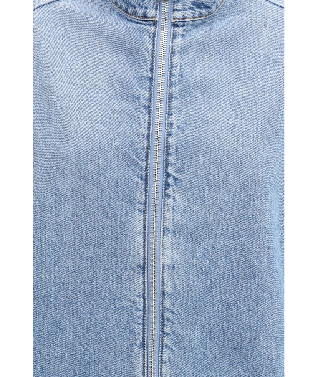 ALAIA Синяя хлопковая рубашка, фото 3