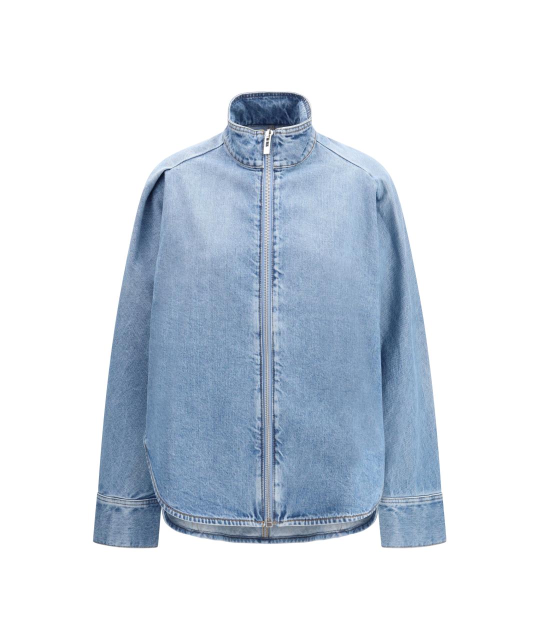 ALAIA Синяя хлопковая рубашка, фото 1