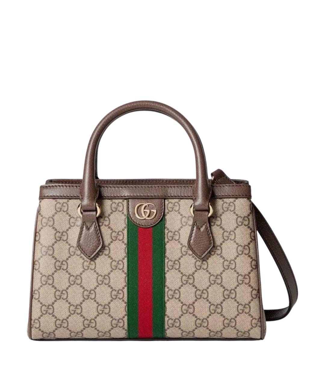 GUCCI Бежевая сумка тоут, фото 1