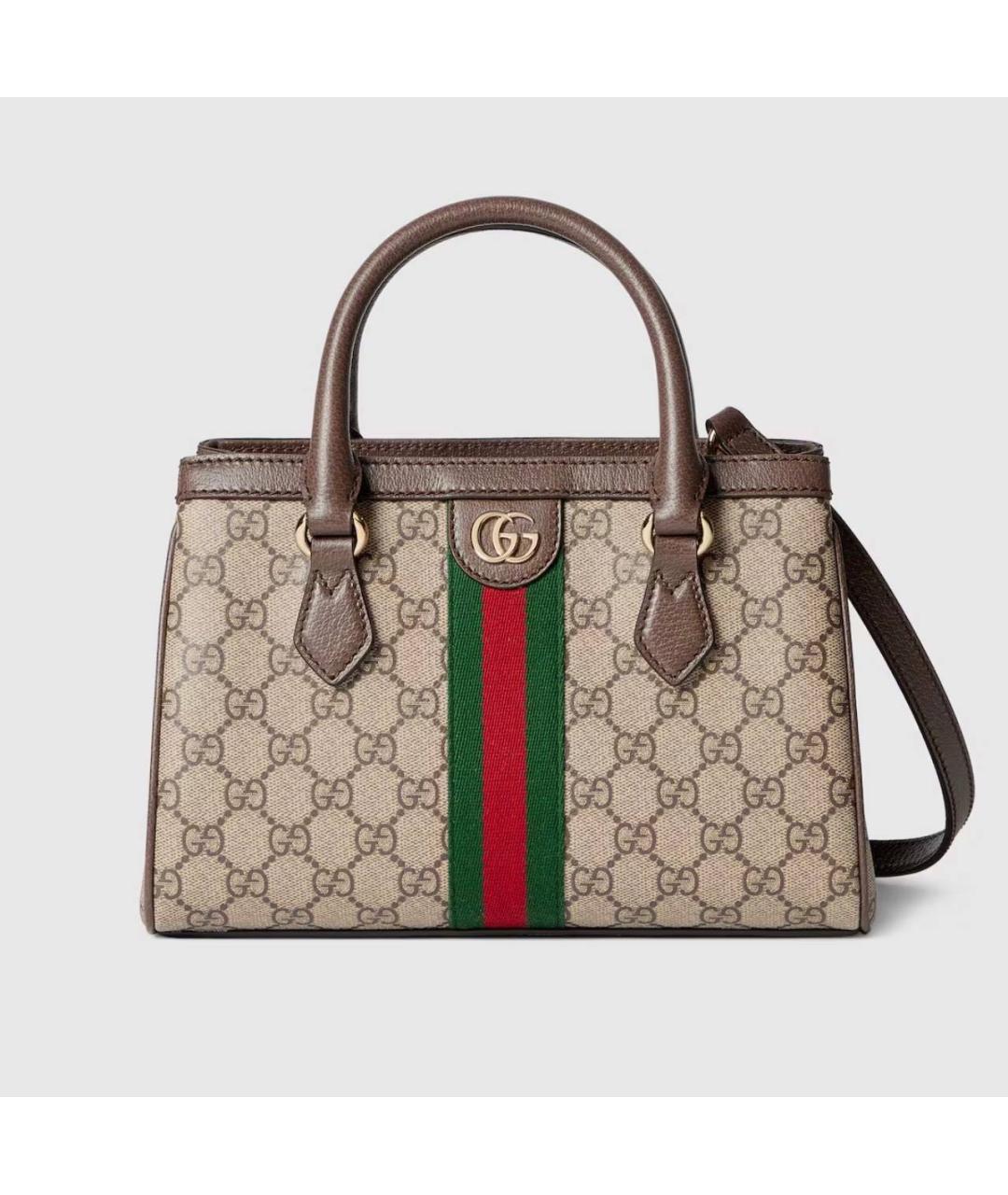 GUCCI Бежевая сумка тоут, фото 8