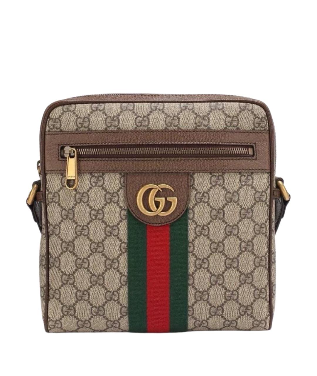 GUCCI Бежевая сумка на плечо, фото 1
