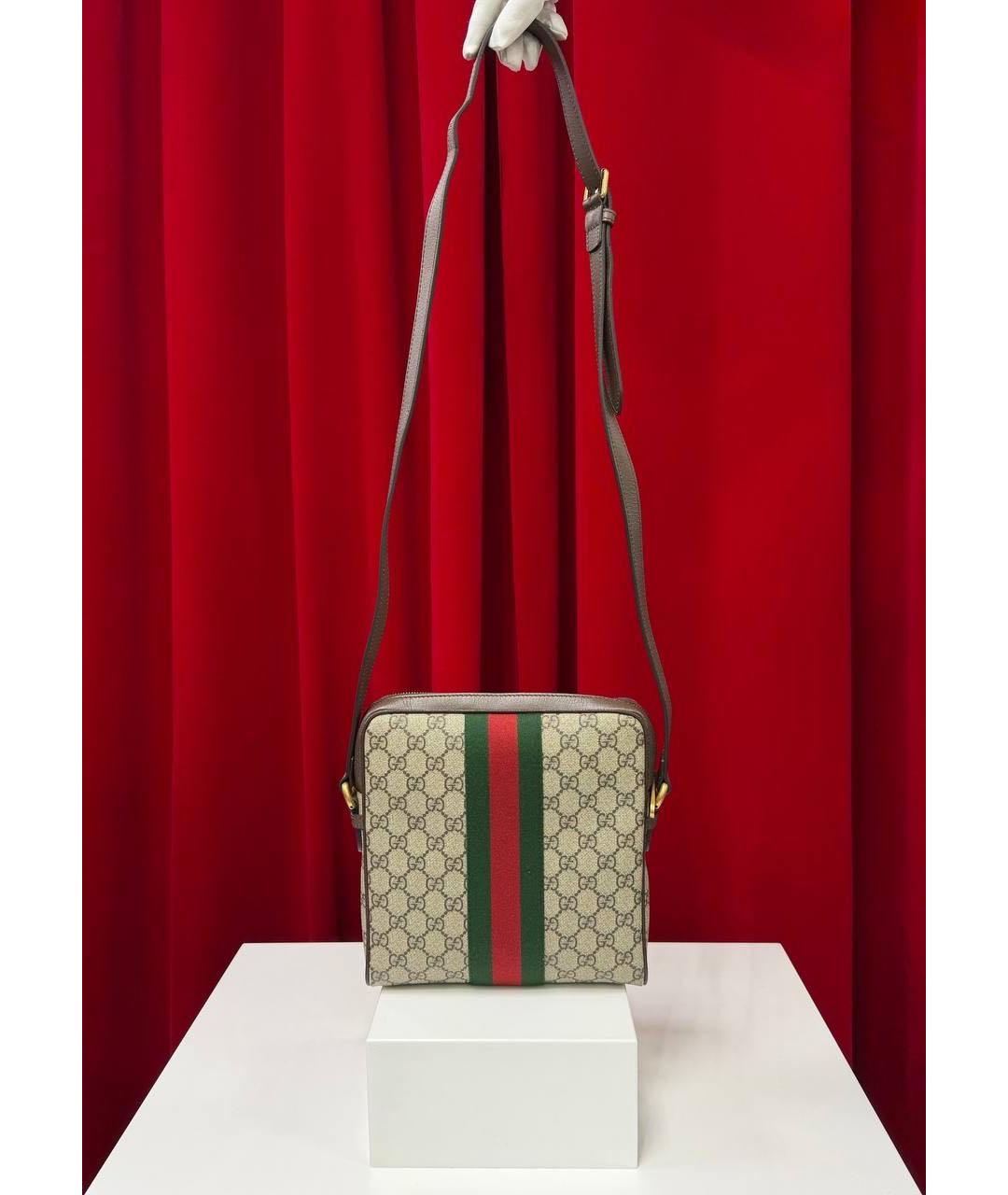 GUCCI Бежевая сумка на плечо, фото 7
