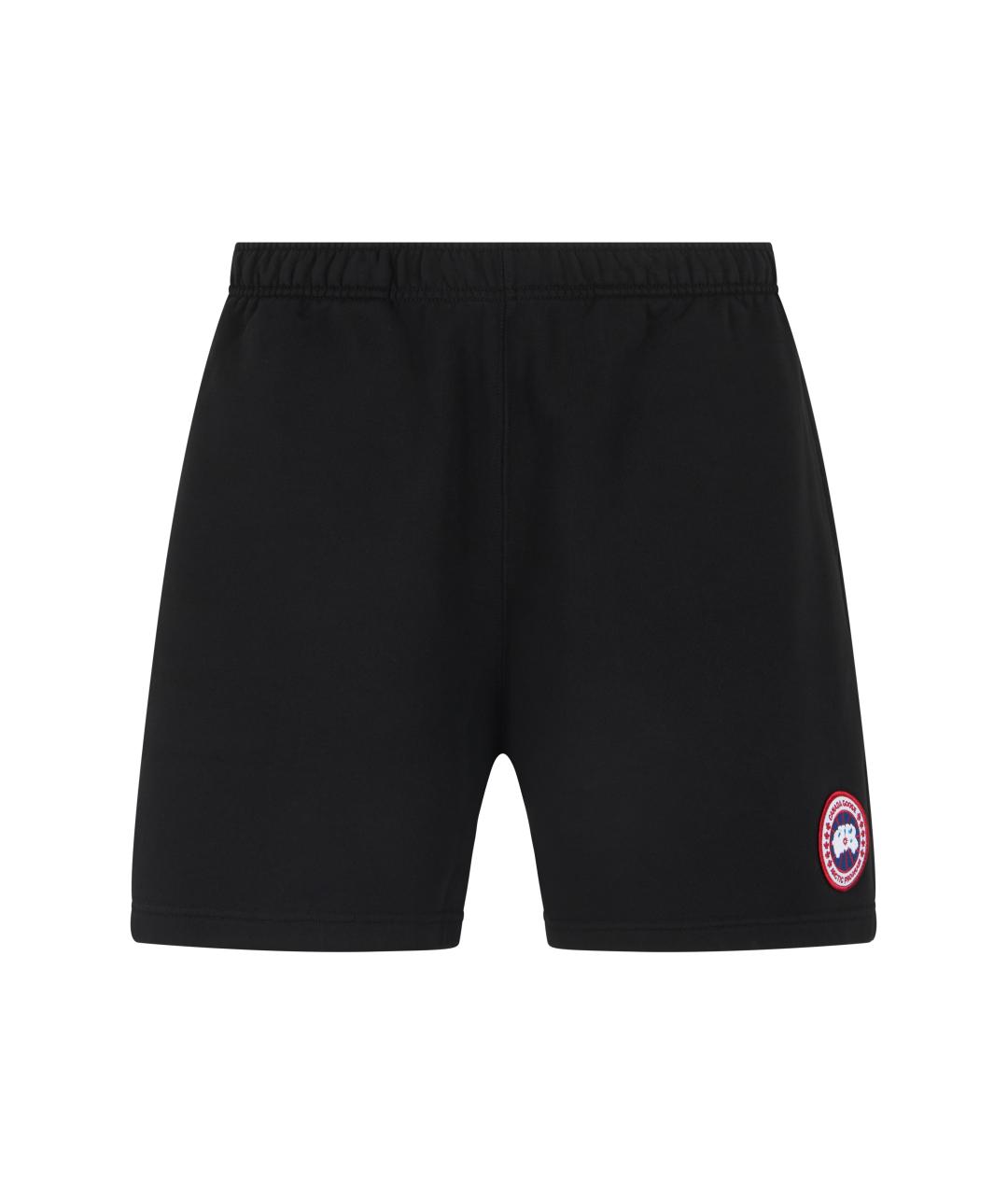 CANADA GOOSE Черные хлопковые шорты, фото 1