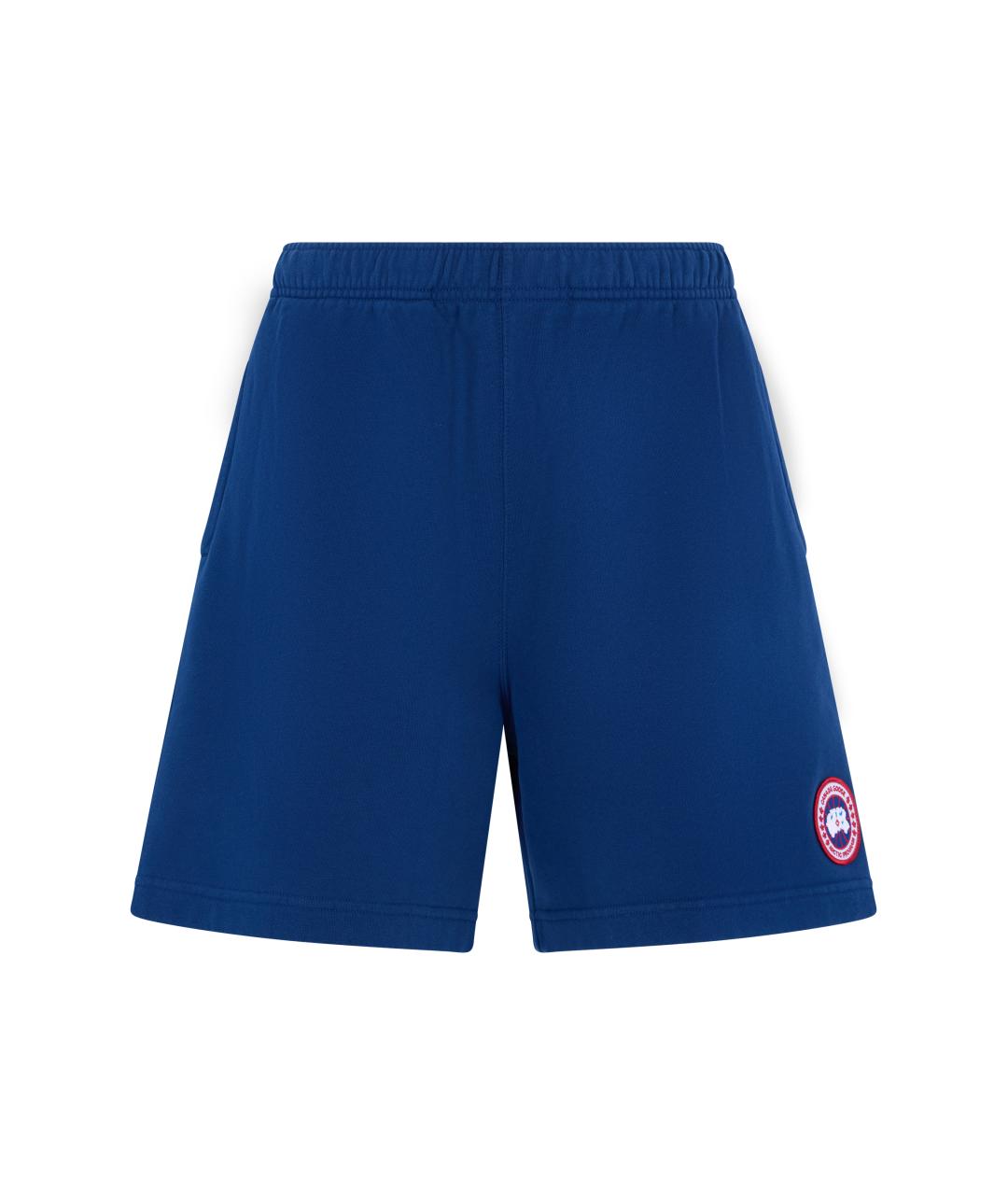 CANADA GOOSE Синие хлопковые шорты, фото 1