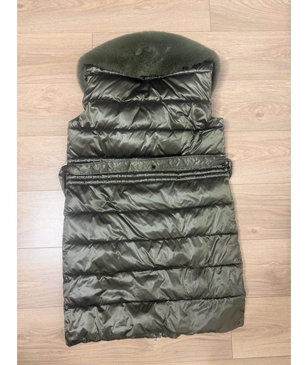 LIU JO Зеленый полиамидовый жилет, фото 2