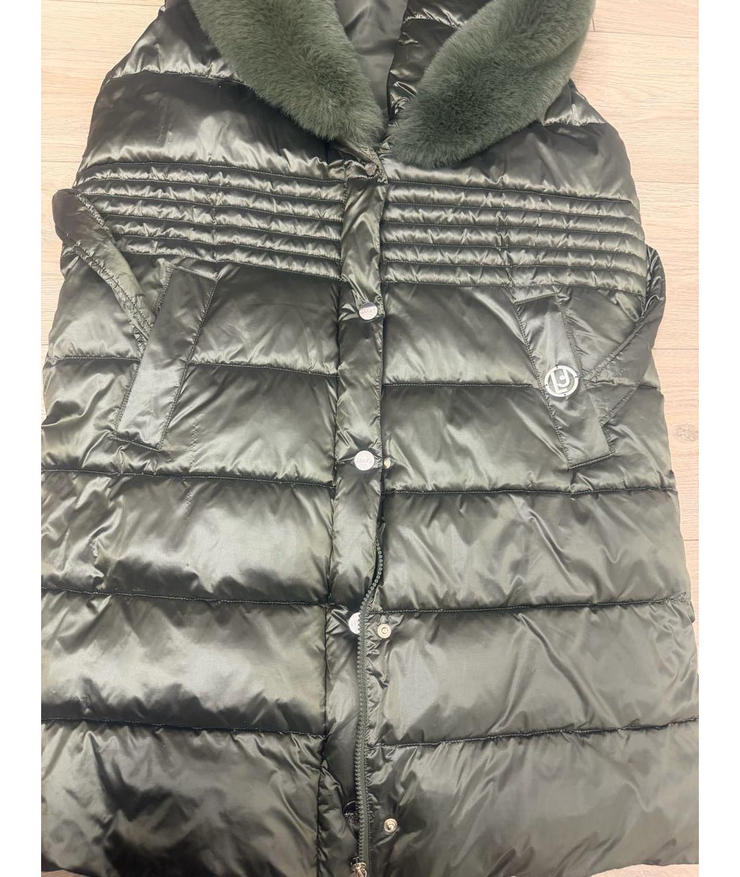 LIU JO Зеленый полиамидовый жилет, фото 7