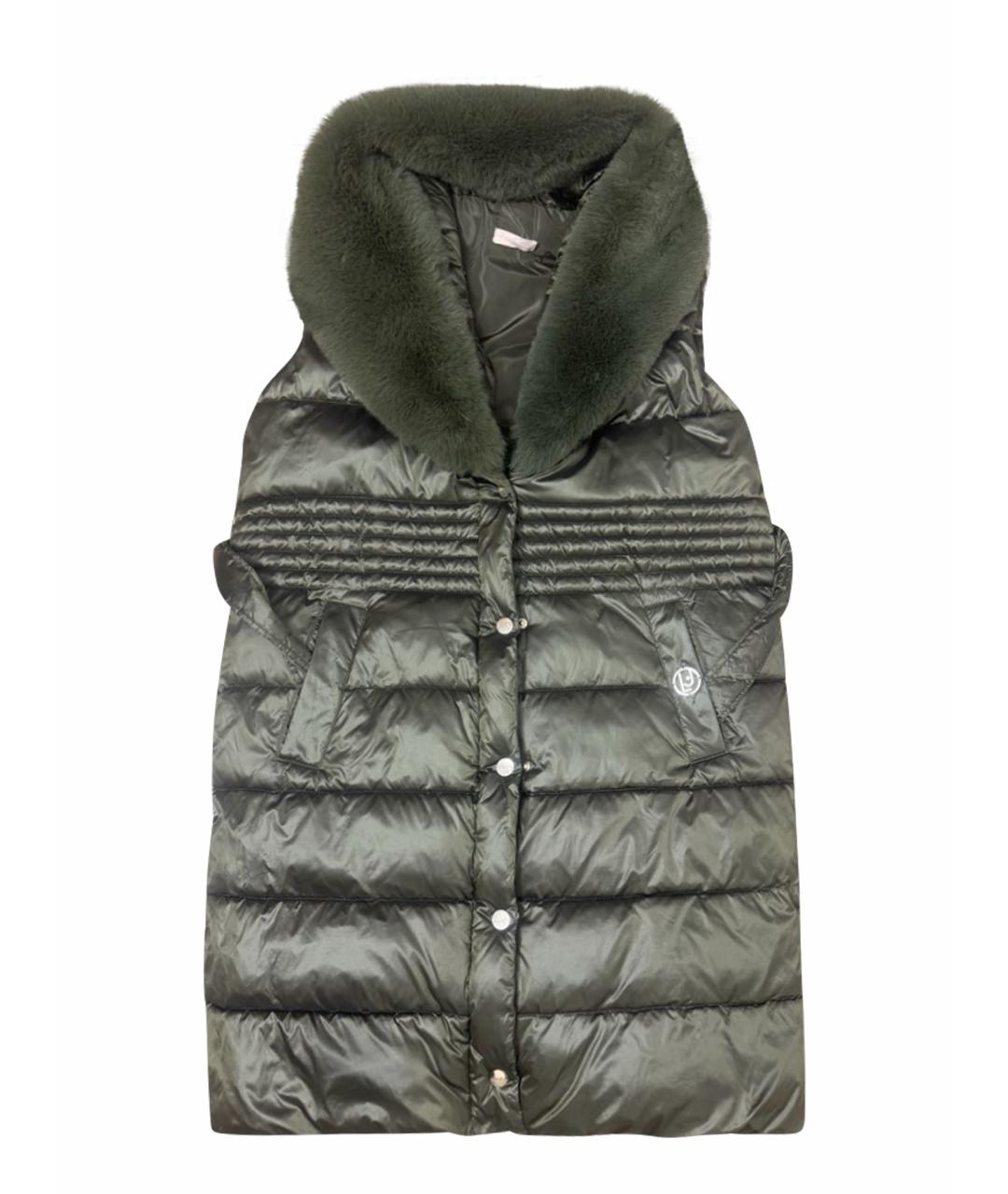 LIU JO Зеленый полиамидовый жилет, фото 1