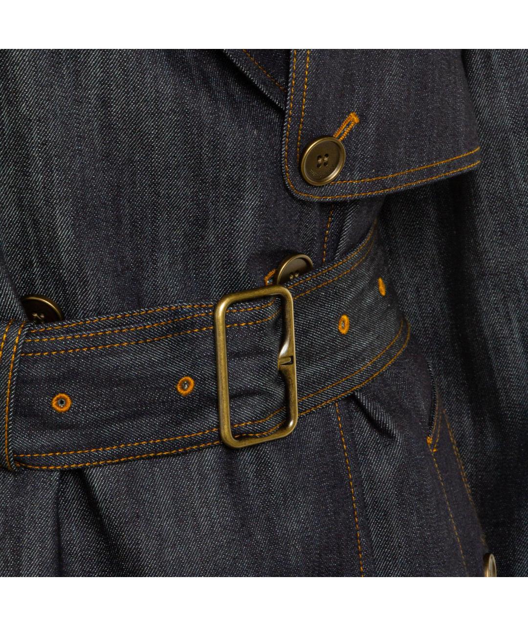 BURBERRY Синий тренч/плащ, фото 3