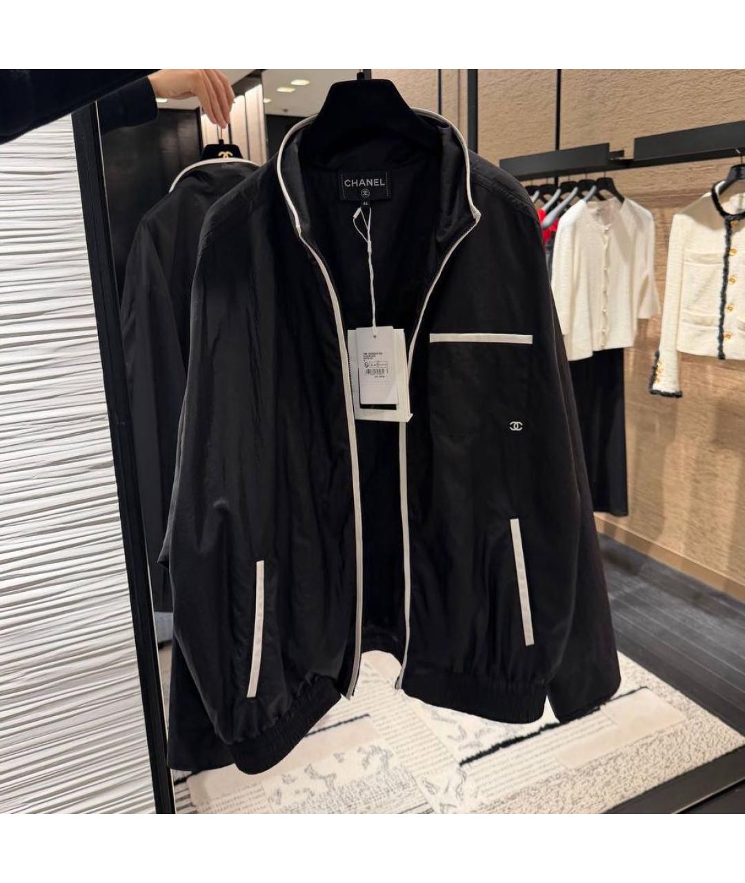 CHANEL Черная куртка, фото 2