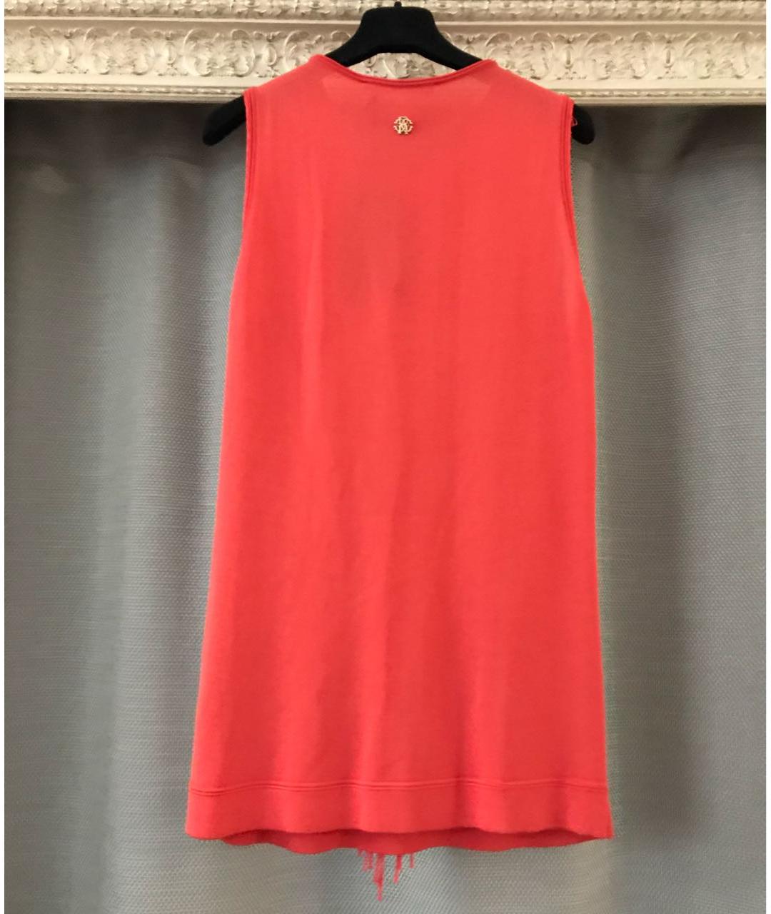 ROBERTO CAVALLI Красный хлопковый джемпер / свитер, фото 7