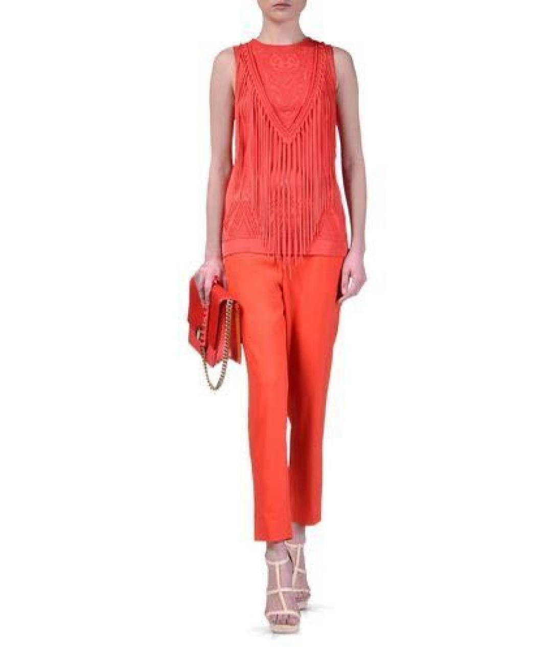 ROBERTO CAVALLI Красный хлопковый джемпер / свитер, фото 3