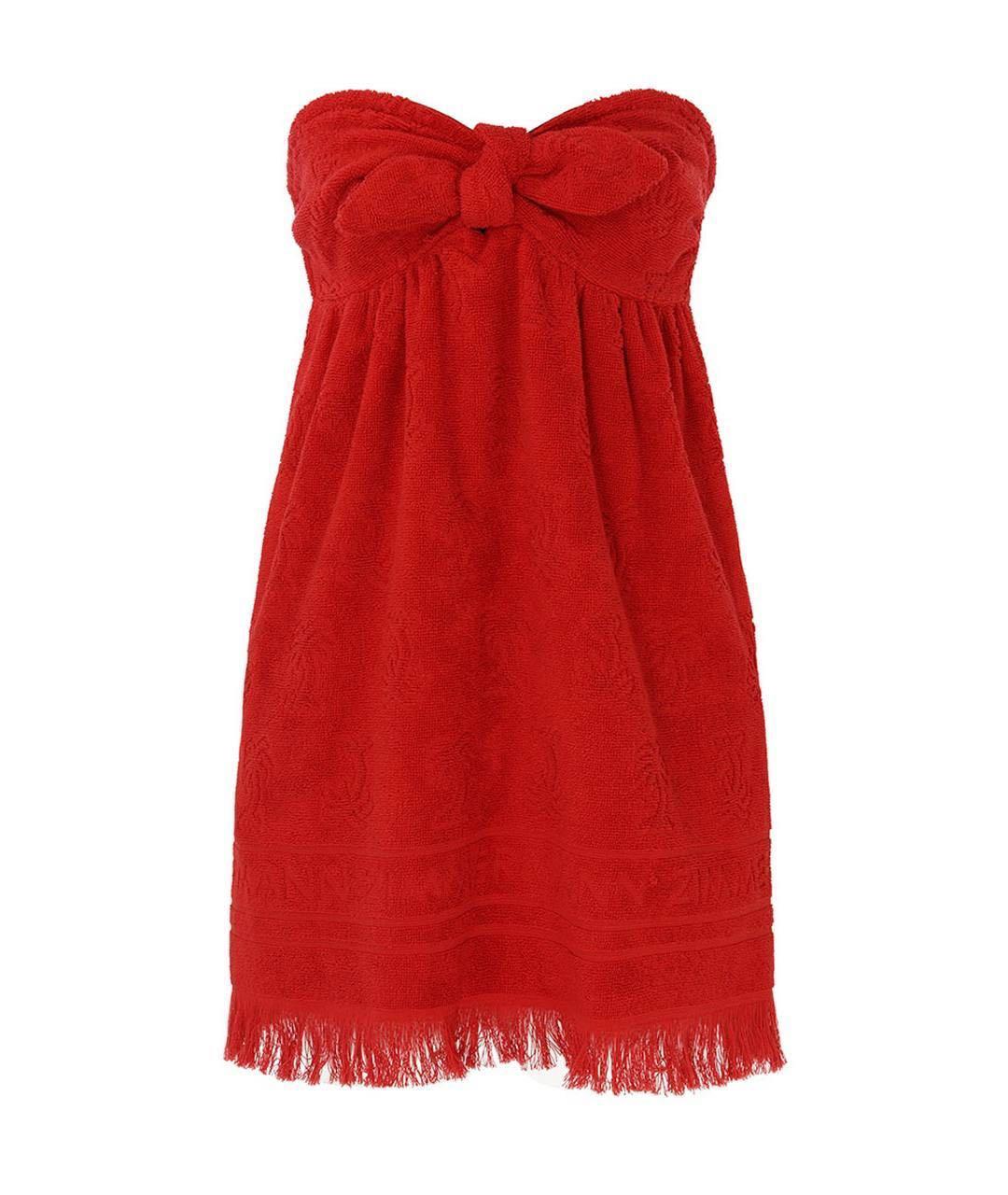 ZIMMERMANN Красное хлопковое повседневное платье, фото 6