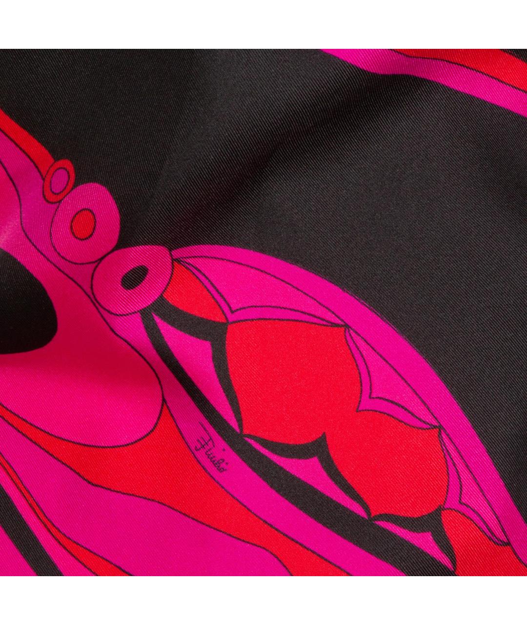 EMILIO PUCCI Фуксия шелковая майка, фото 3