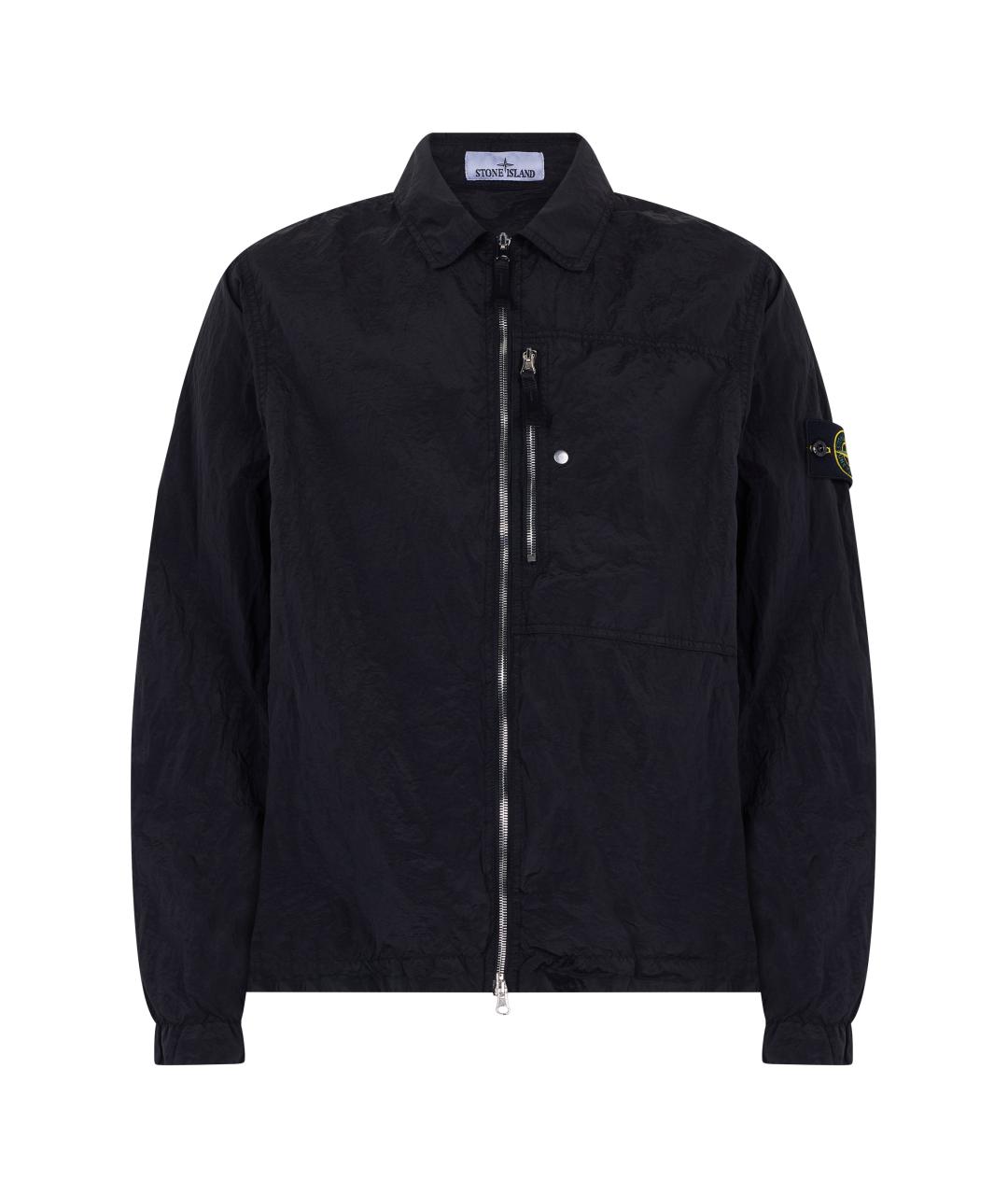 STONE ISLAND Синяя полиамидовая куртка, фото 1