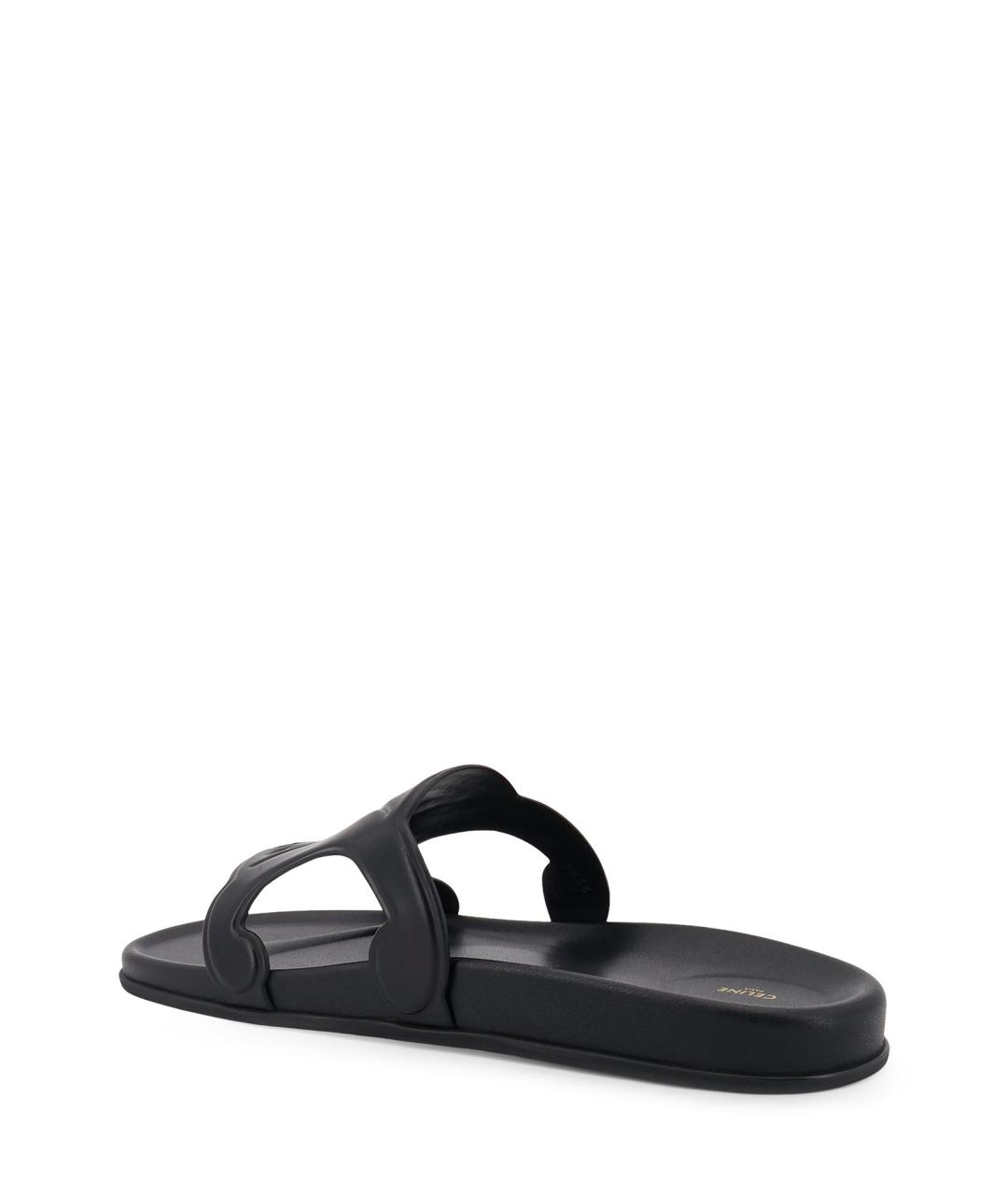 CELINE Черные сандалии, фото 3