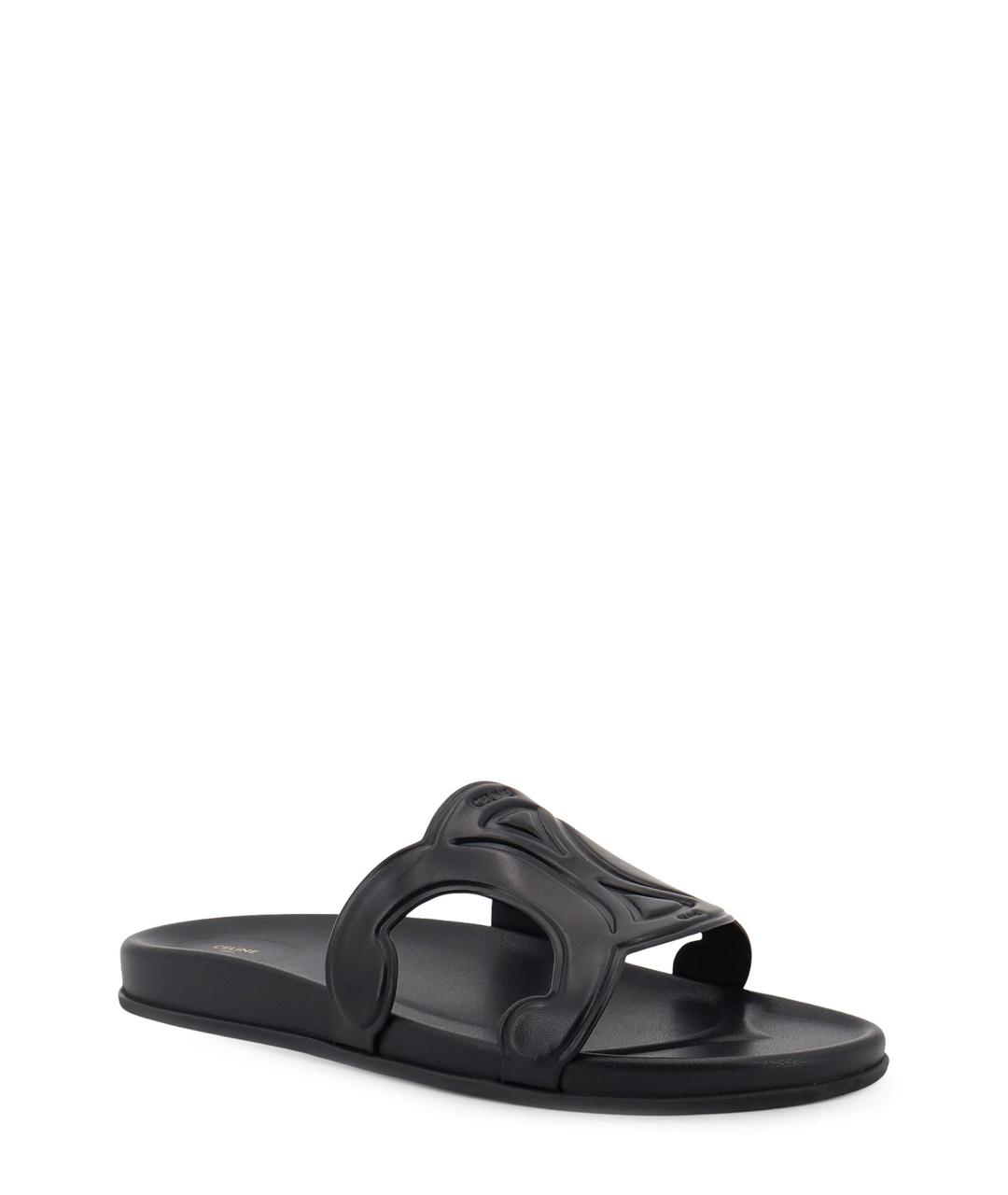 CELINE Черные сандалии, фото 2