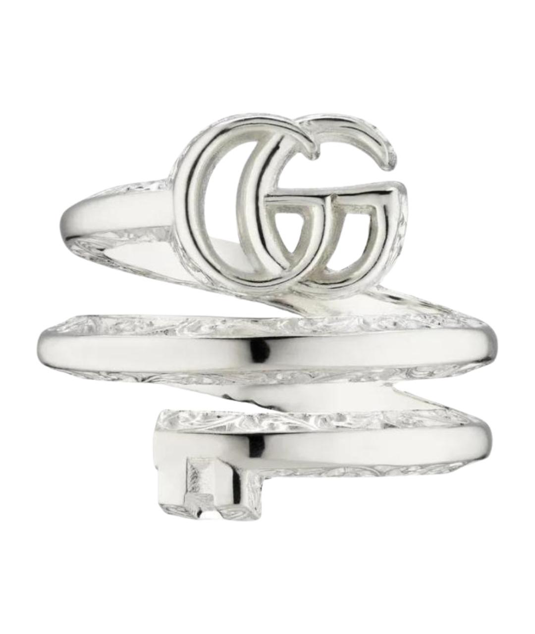 GUCCI Серебряное серебряное кольцо, фото 1