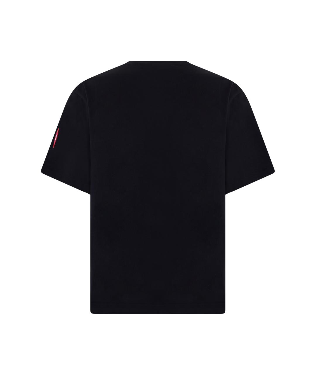 CANADA GOOSE Черная хлопковая футболка, фото 2
