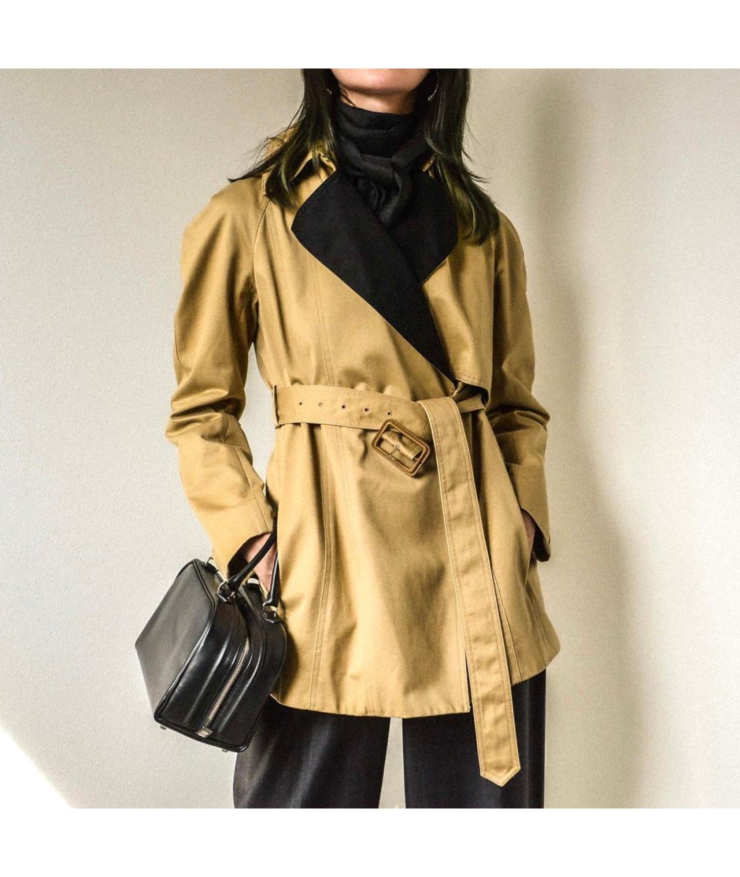 CELINE Бежевый хлопковый тренч/плащ, фото 7
