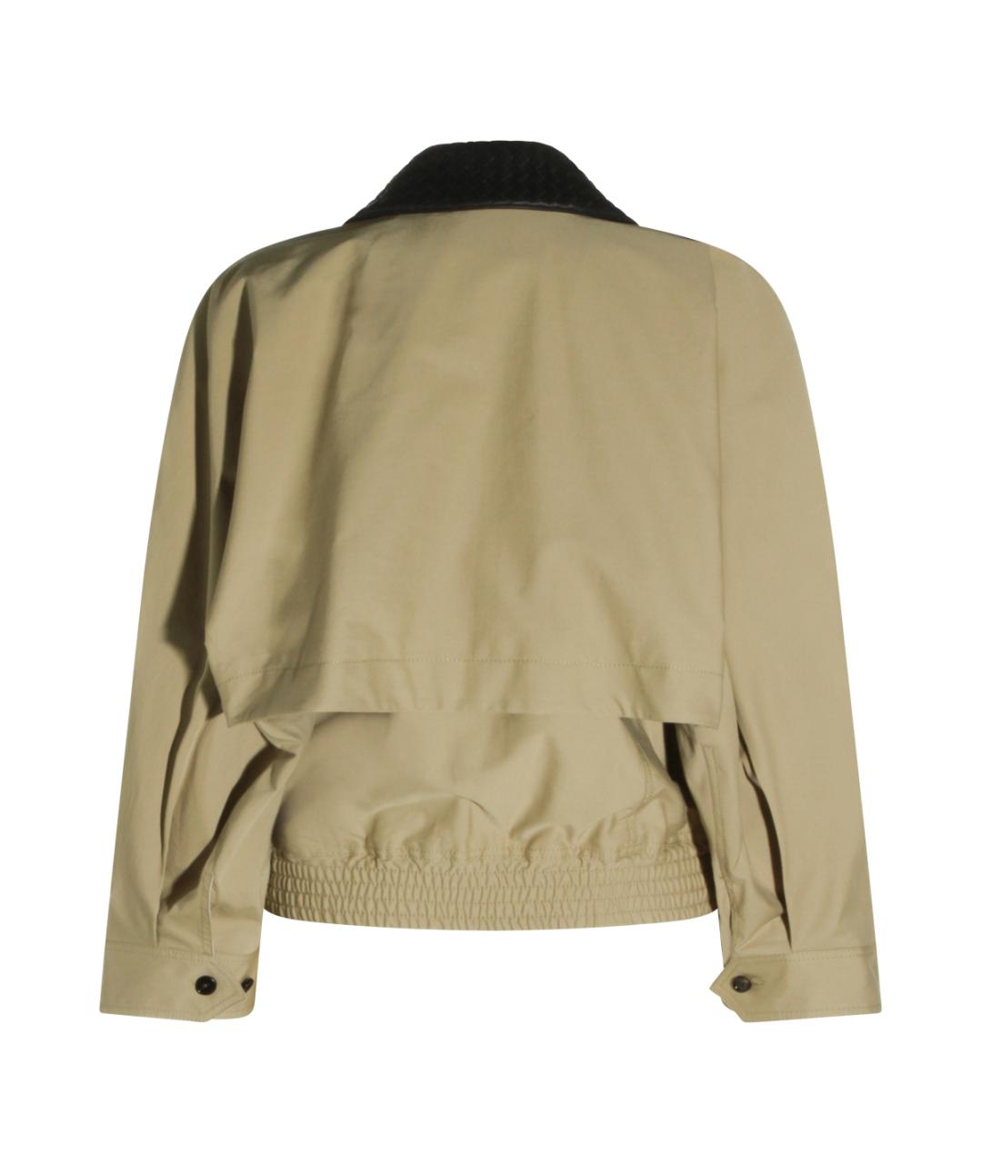 BOTTEGA VENETA Бежевая хлопковая куртка, фото 2