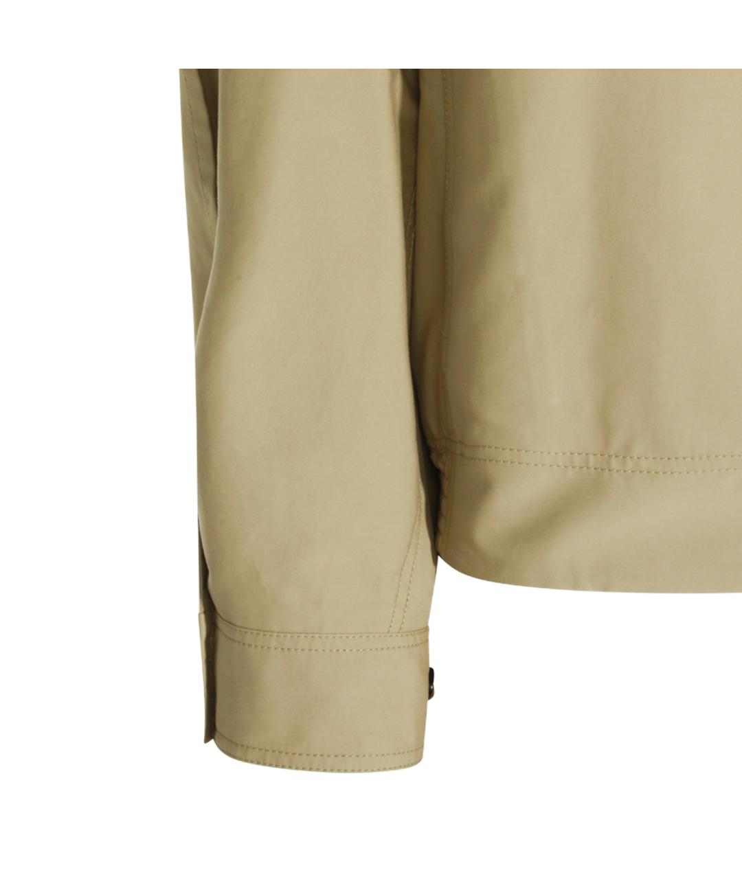 BOTTEGA VENETA Бежевая хлопковая куртка, фото 4