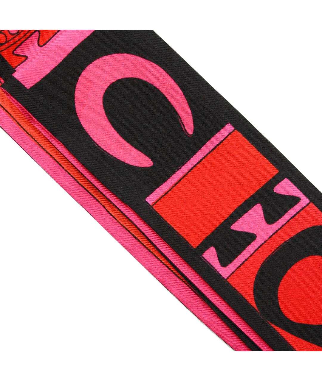EMILIO PUCCI Фуксия шелковый шарф, фото 3
