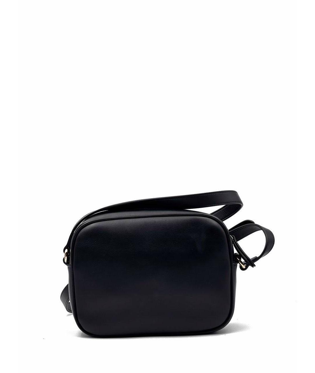 GUCCI Черная кожаная сумка через плечо, фото 2