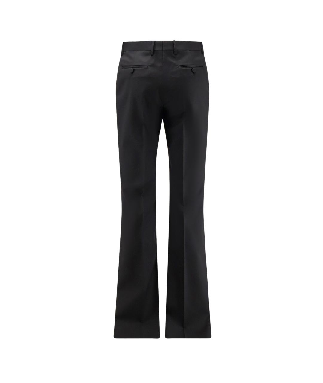 TOM FORD Черные шерстяные прямые брюки, фото 2