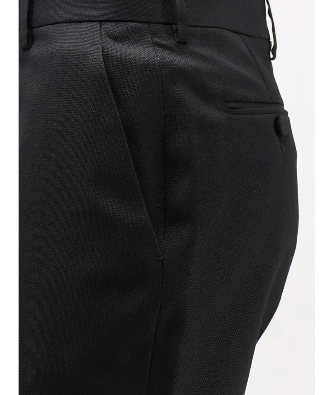 TOM FORD Черные шерстяные прямые брюки, фото 3