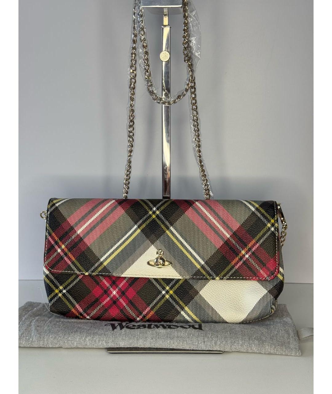VIVIENNE WESTWOOD Мульти кожаная сумка через плечо, фото 3