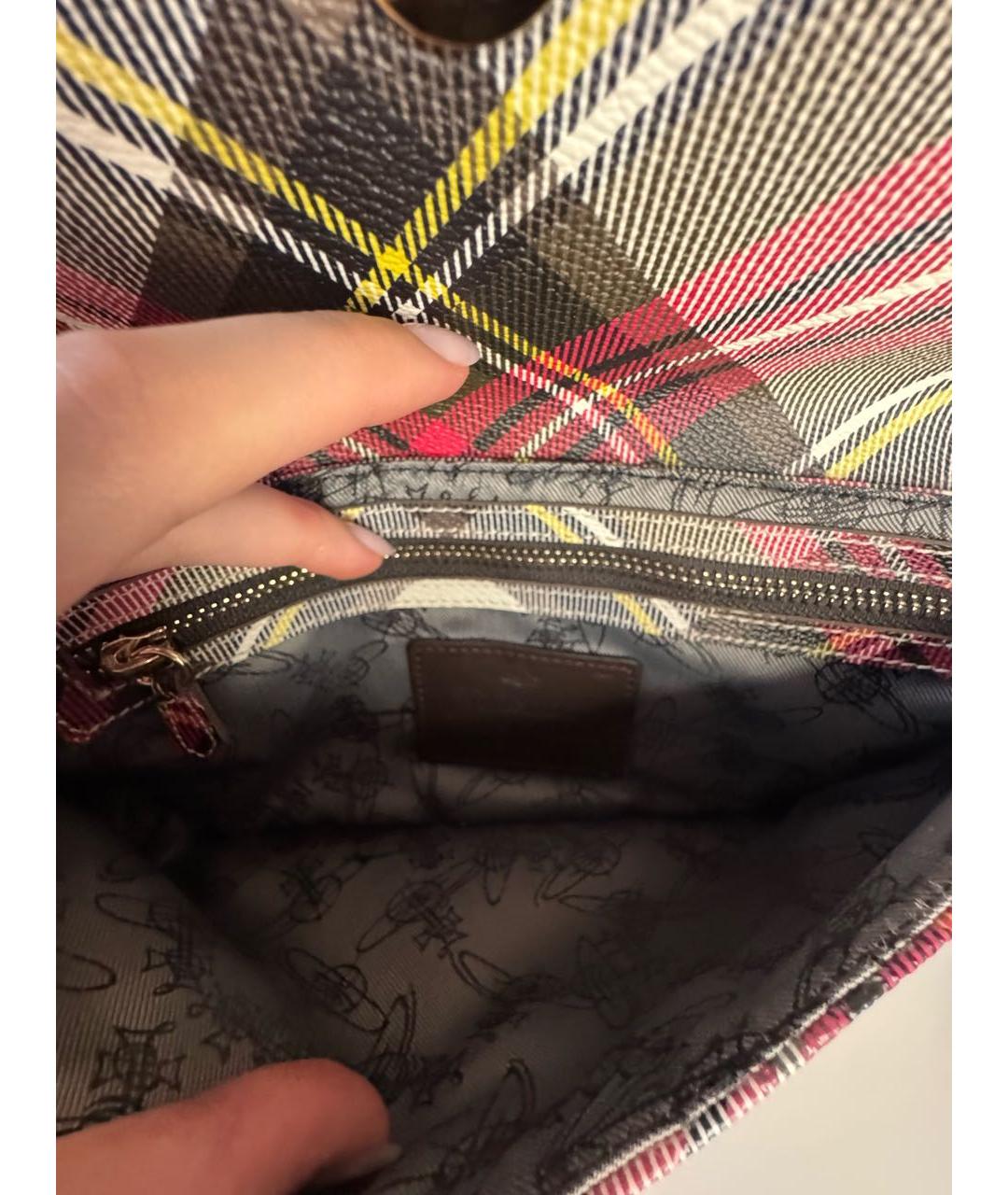 VIVIENNE WESTWOOD Мульти кожаная сумка через плечо, фото 4