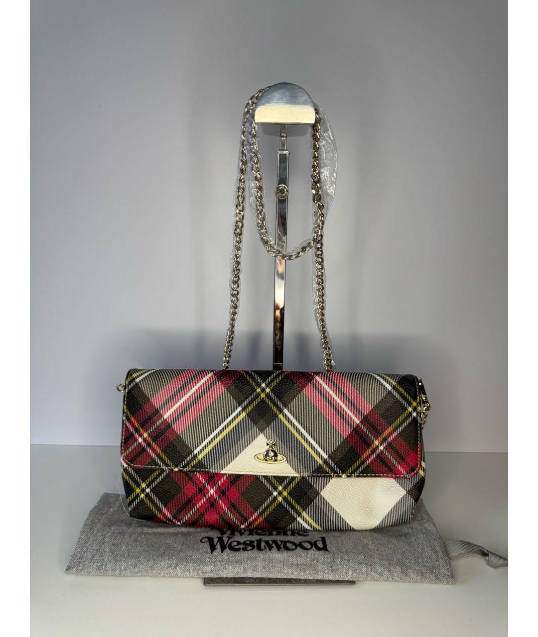 VIVIENNE WESTWOOD Мульти кожаная сумка через плечо, фото 6