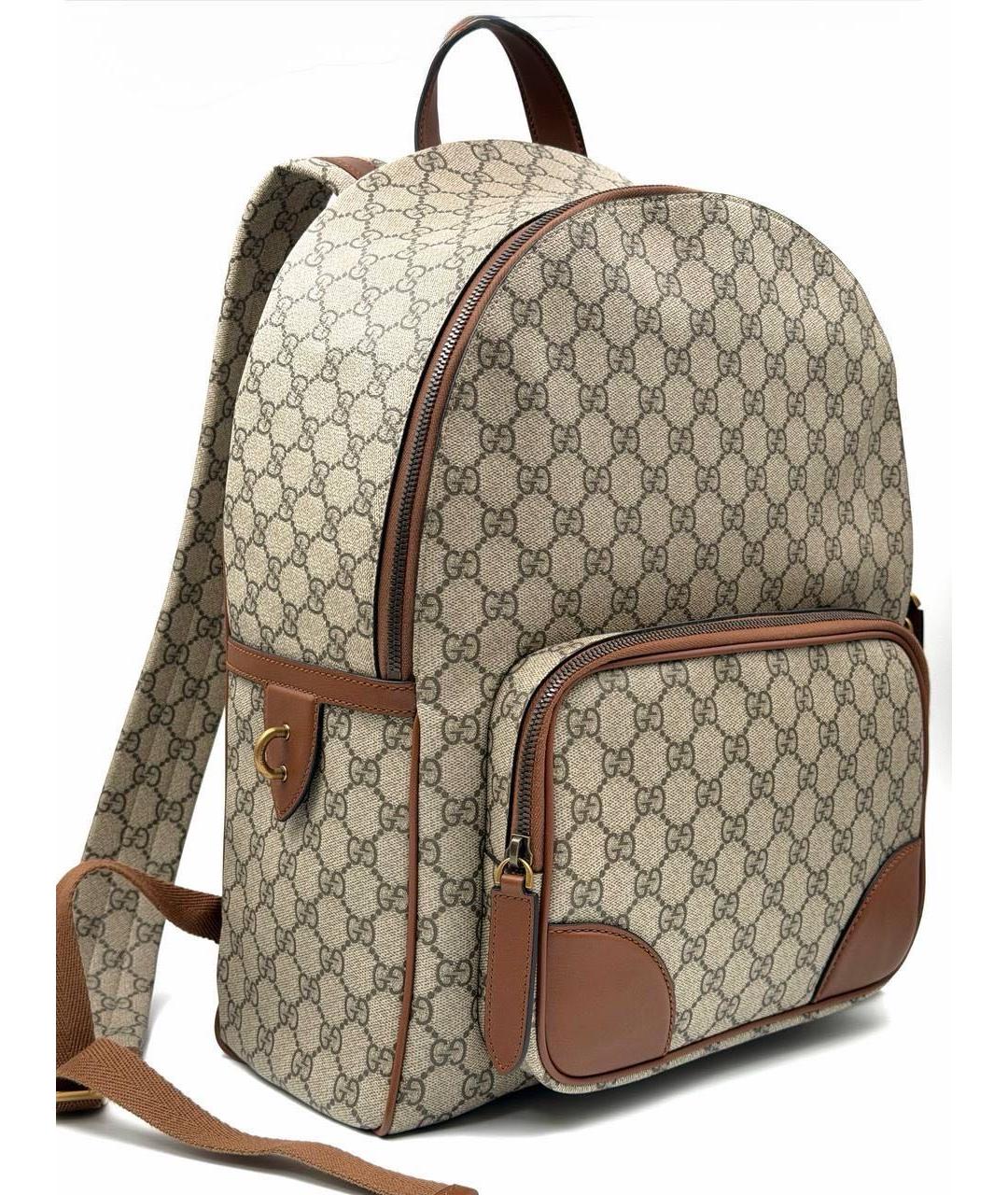 GUCCI Бежевый рюкзак, фото 5