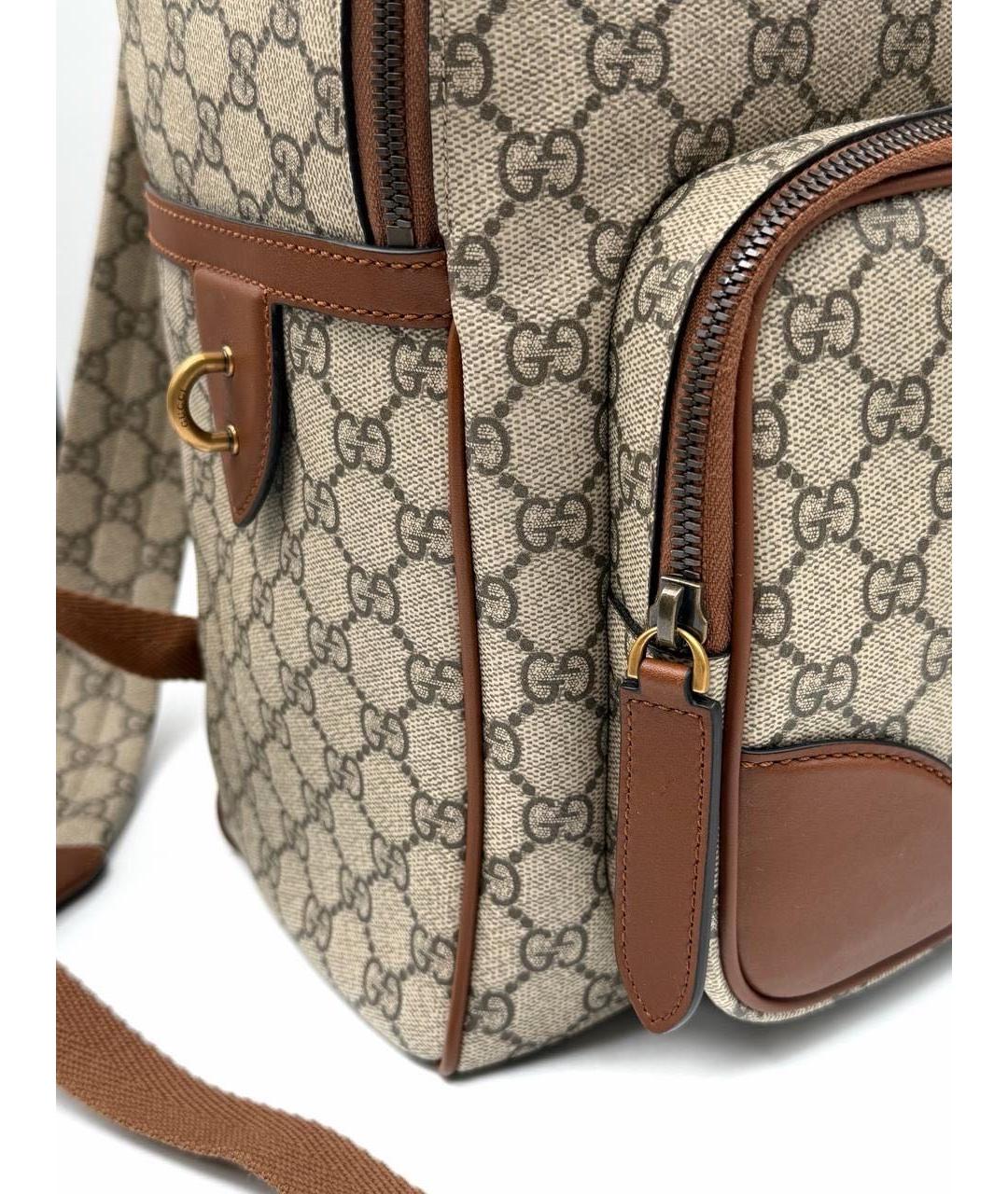 GUCCI Бежевый рюкзак, фото 4
